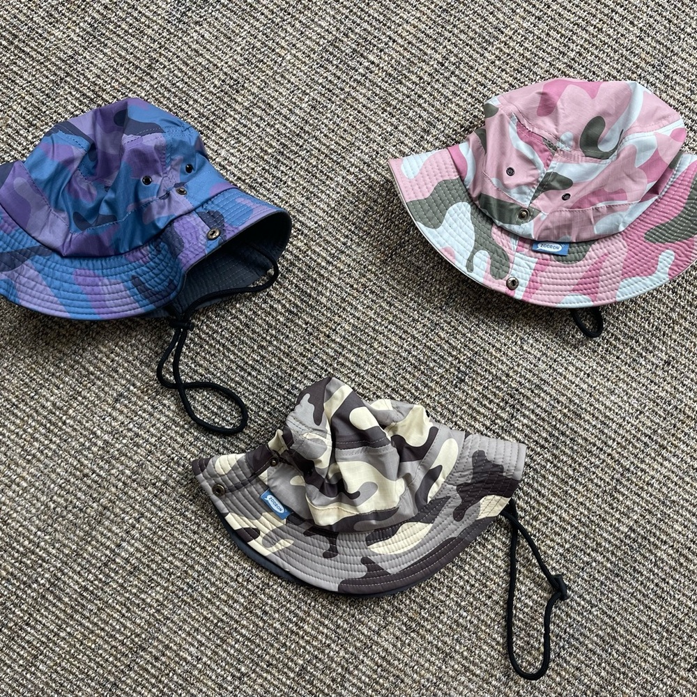 Camouflage Camping Bucket Hat (Kids Bundle)
